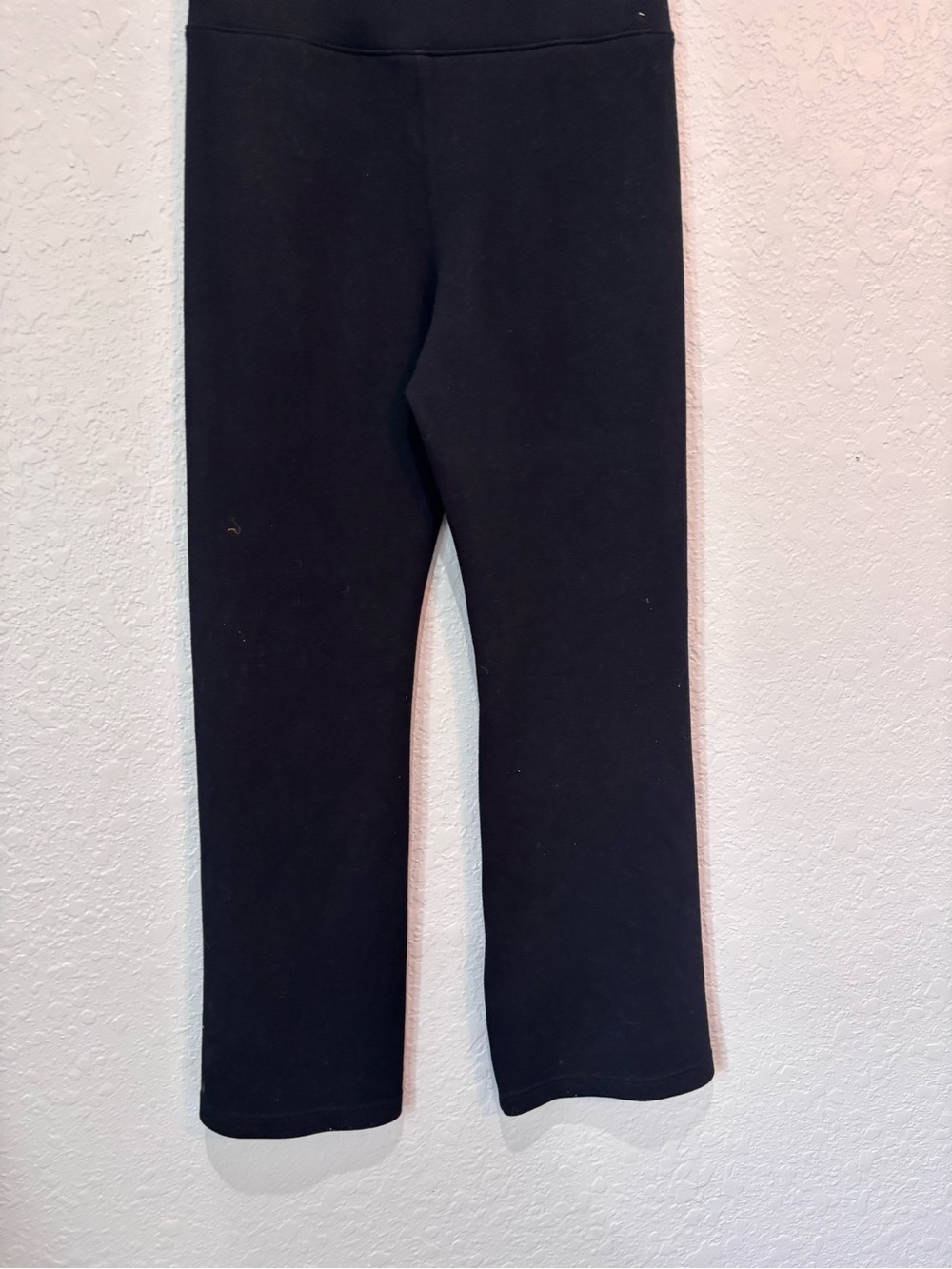 Preowned Spanx leggings wide leg black petite sz:S bottom cut #174 - Picture 2 of 6